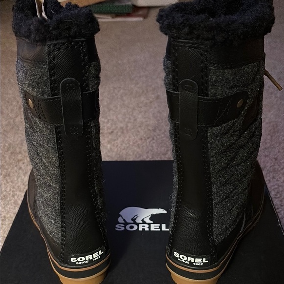 Women Sorel Torino ll Waterproof  Black and Gray Insulated Winter Boots Size 5.5 - Picture 4 of 8